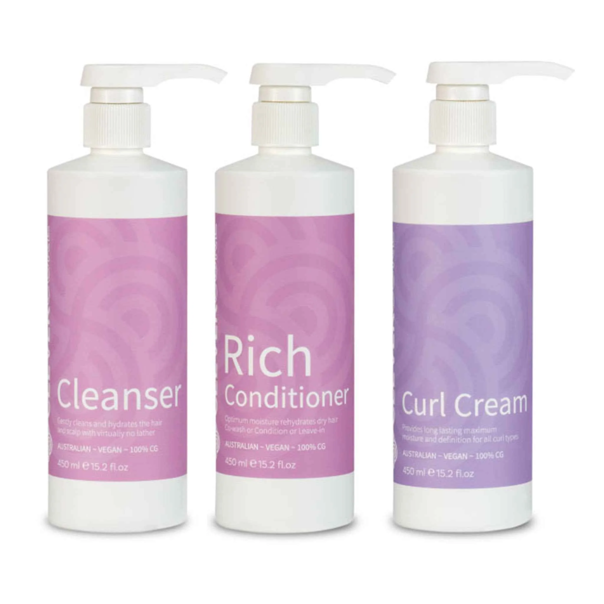 Clever Curl Cleanser, Rich Conditioner and Curl Cream Trio