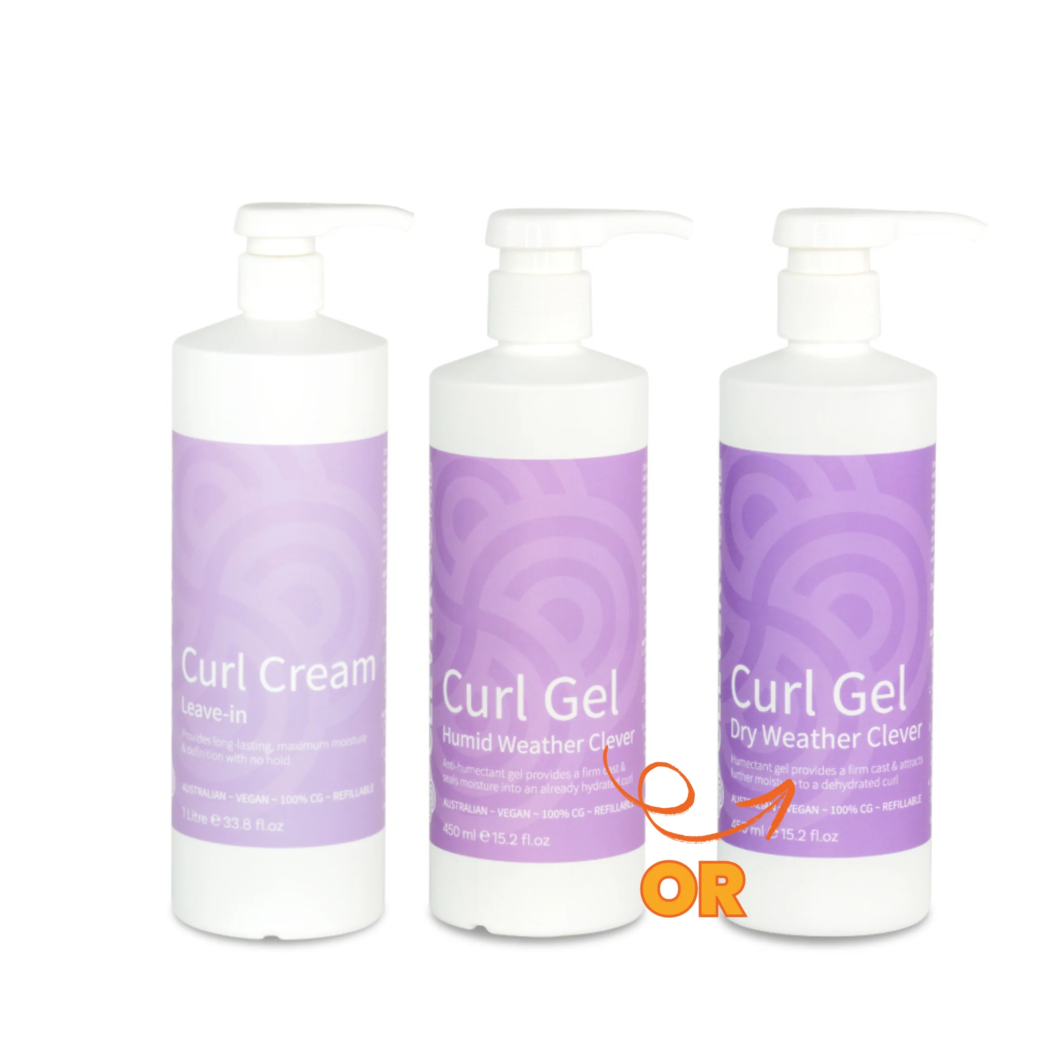Clever Curl Cream Gel Duo