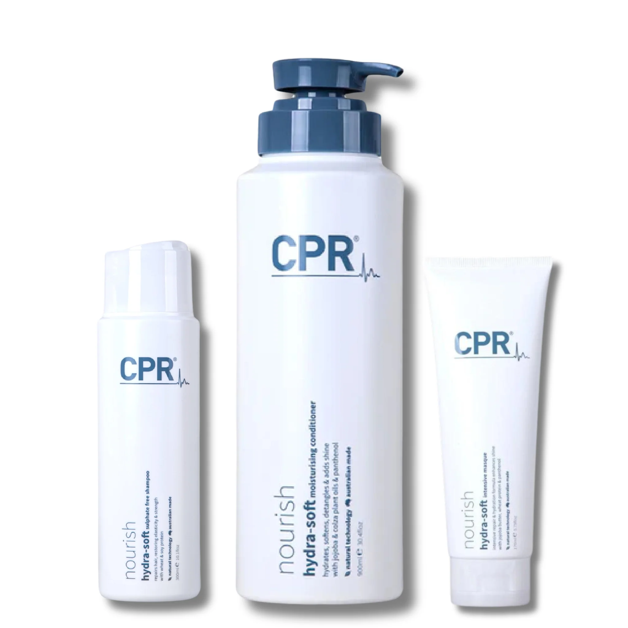 CPR Nourish Hydra-Soft Shampoo, Conditioner, and Mask Trio - Image 3