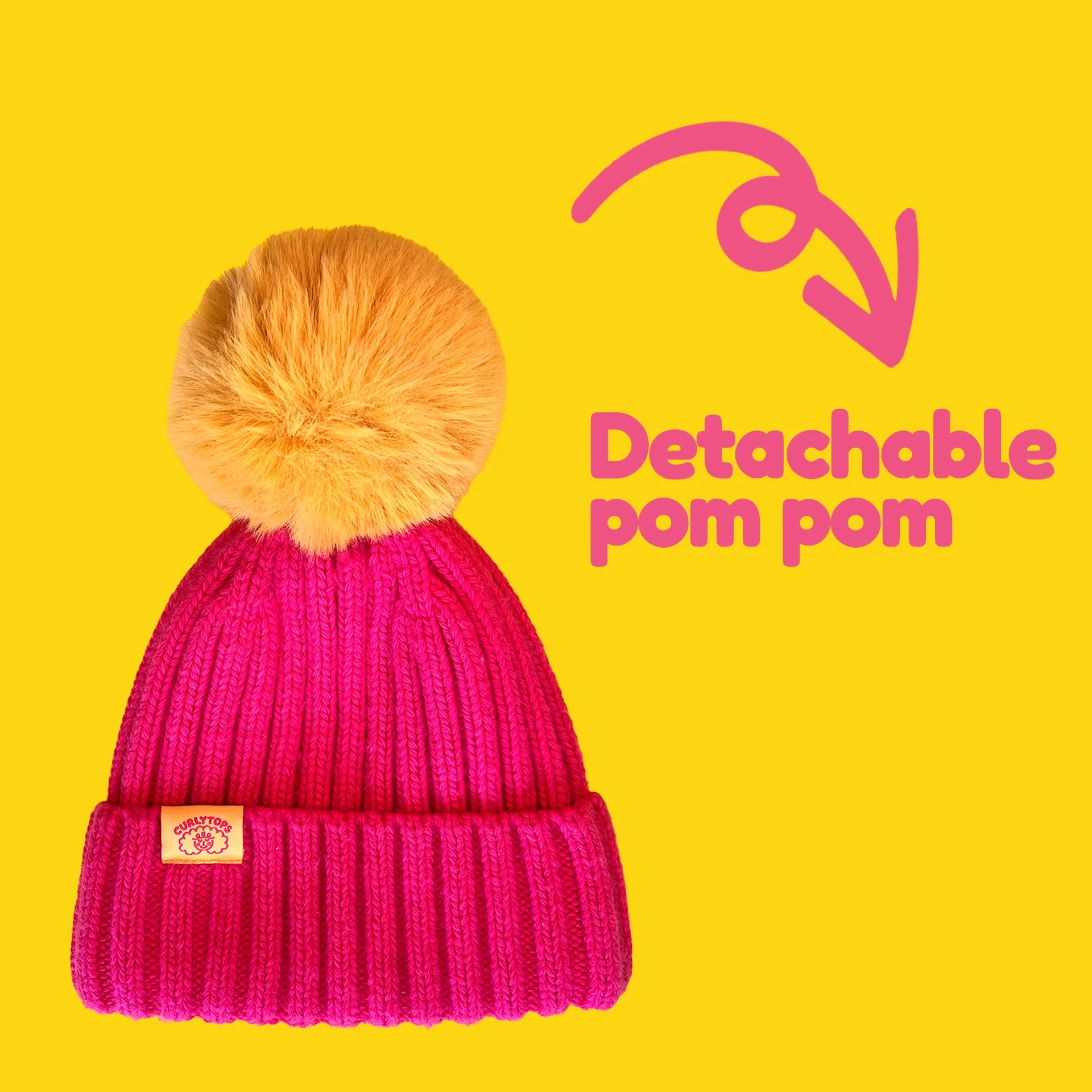 Curlytops Satin Lined Beanie - Image 3