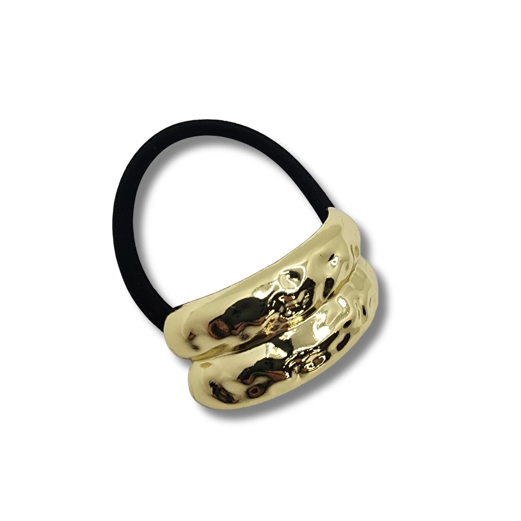 Gold Luxe Geometric Hair Cuff - Image 4