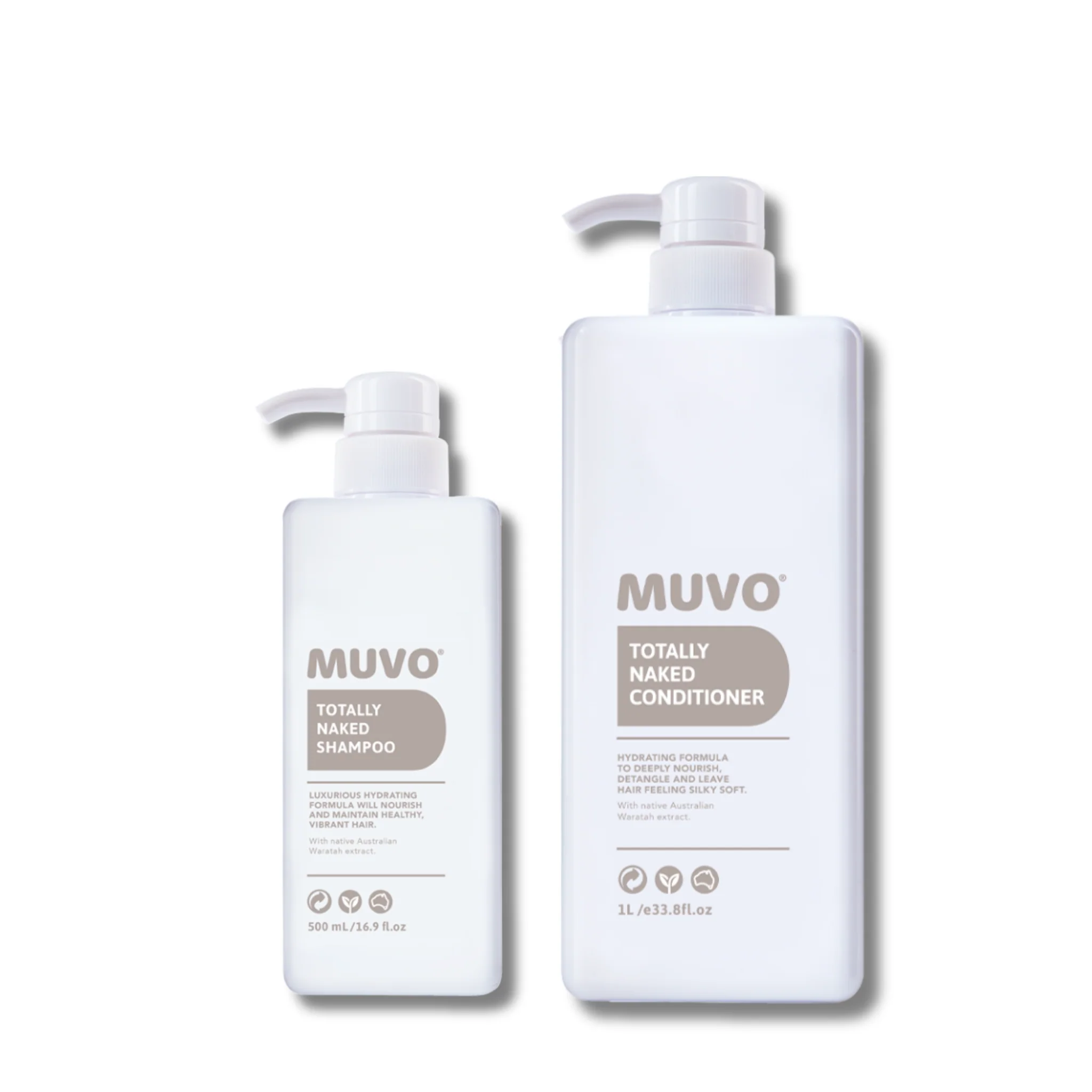 Muvo Totally Naked Shampoo and Conditioner Duo - Image 3