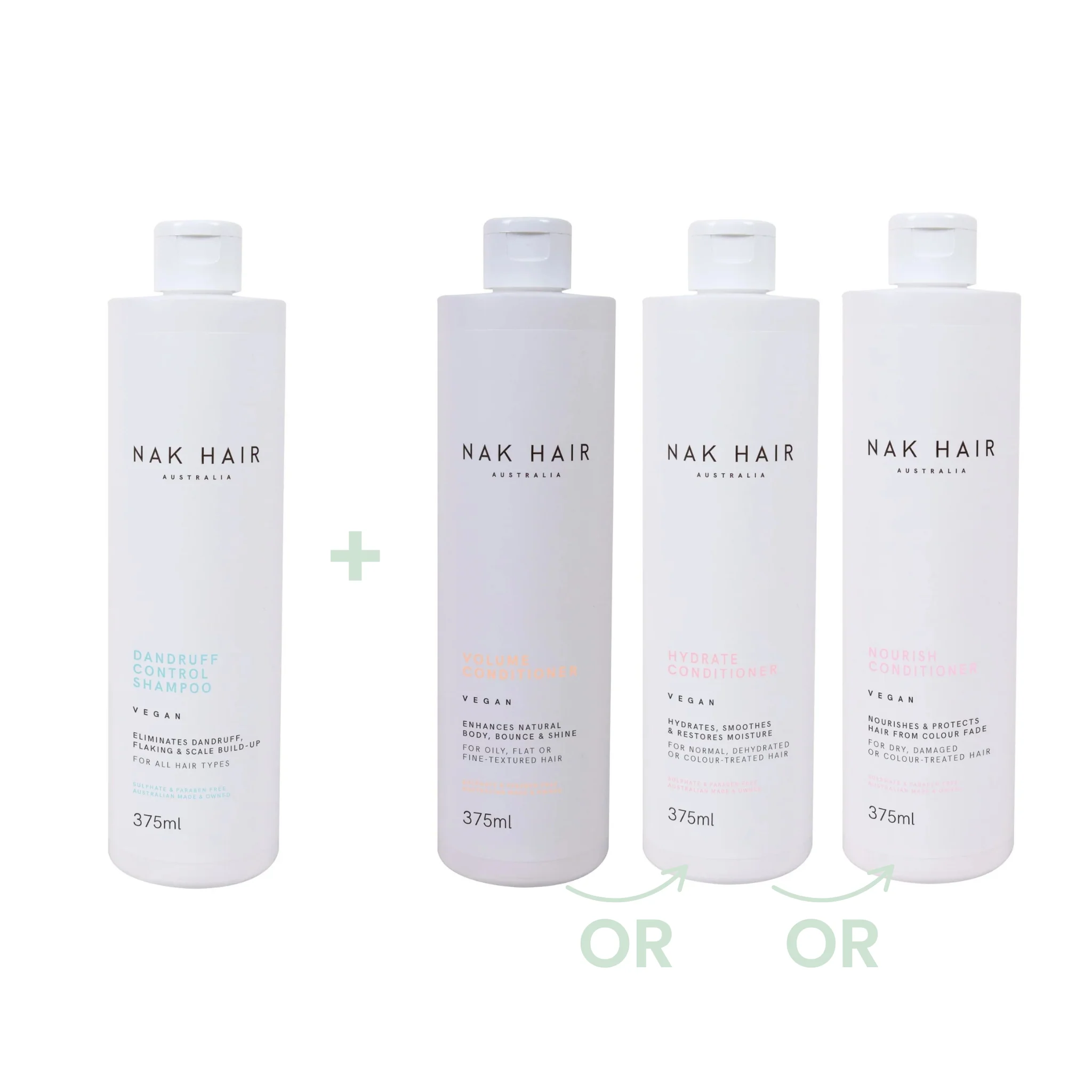 Nak Dandruff Mix-n-Match Duo Original