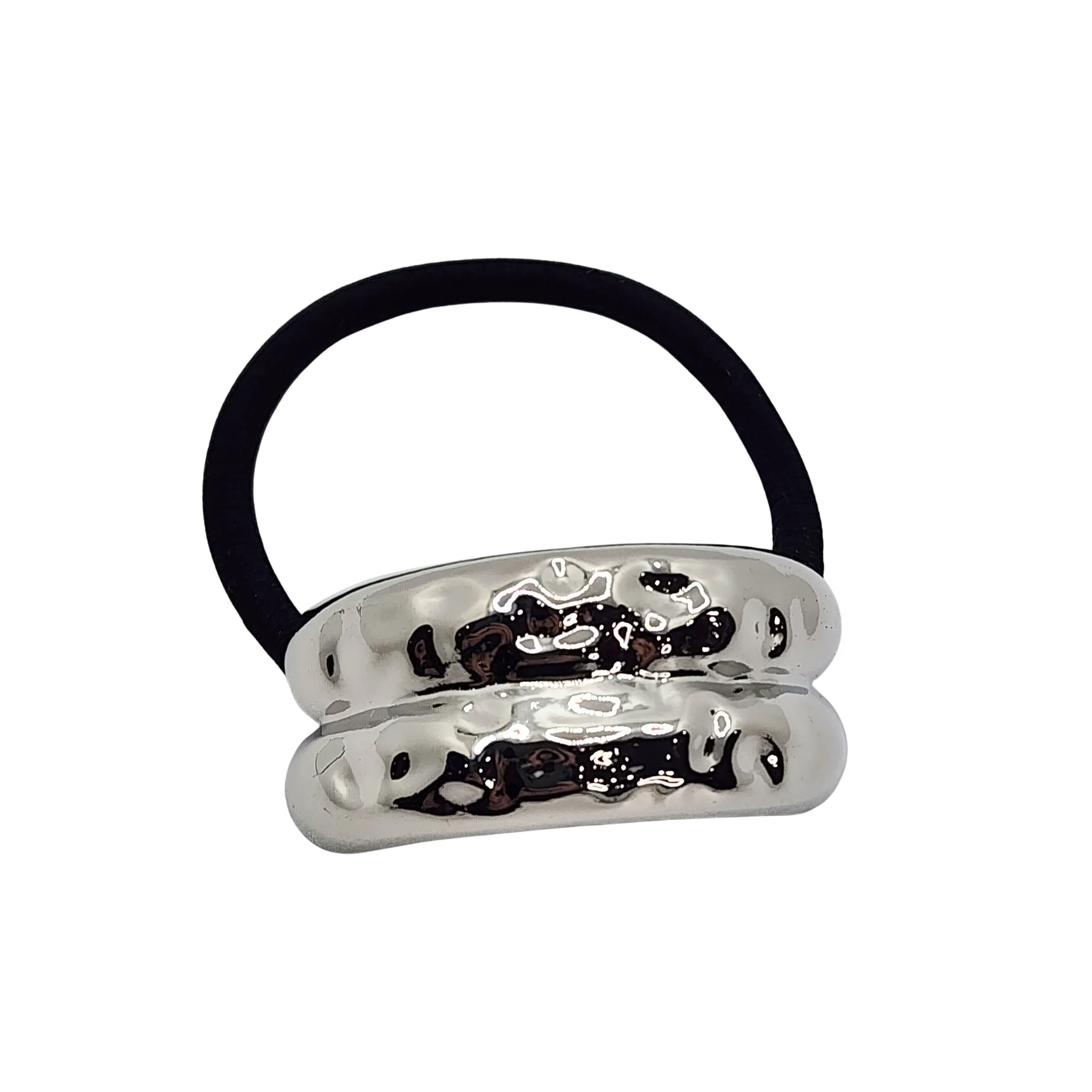 Silver Luxe Geometric Hair Cuff - Image 5